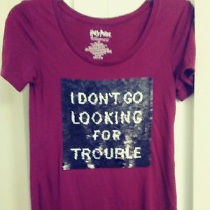 Harry Potter Sequin Double Message Tee